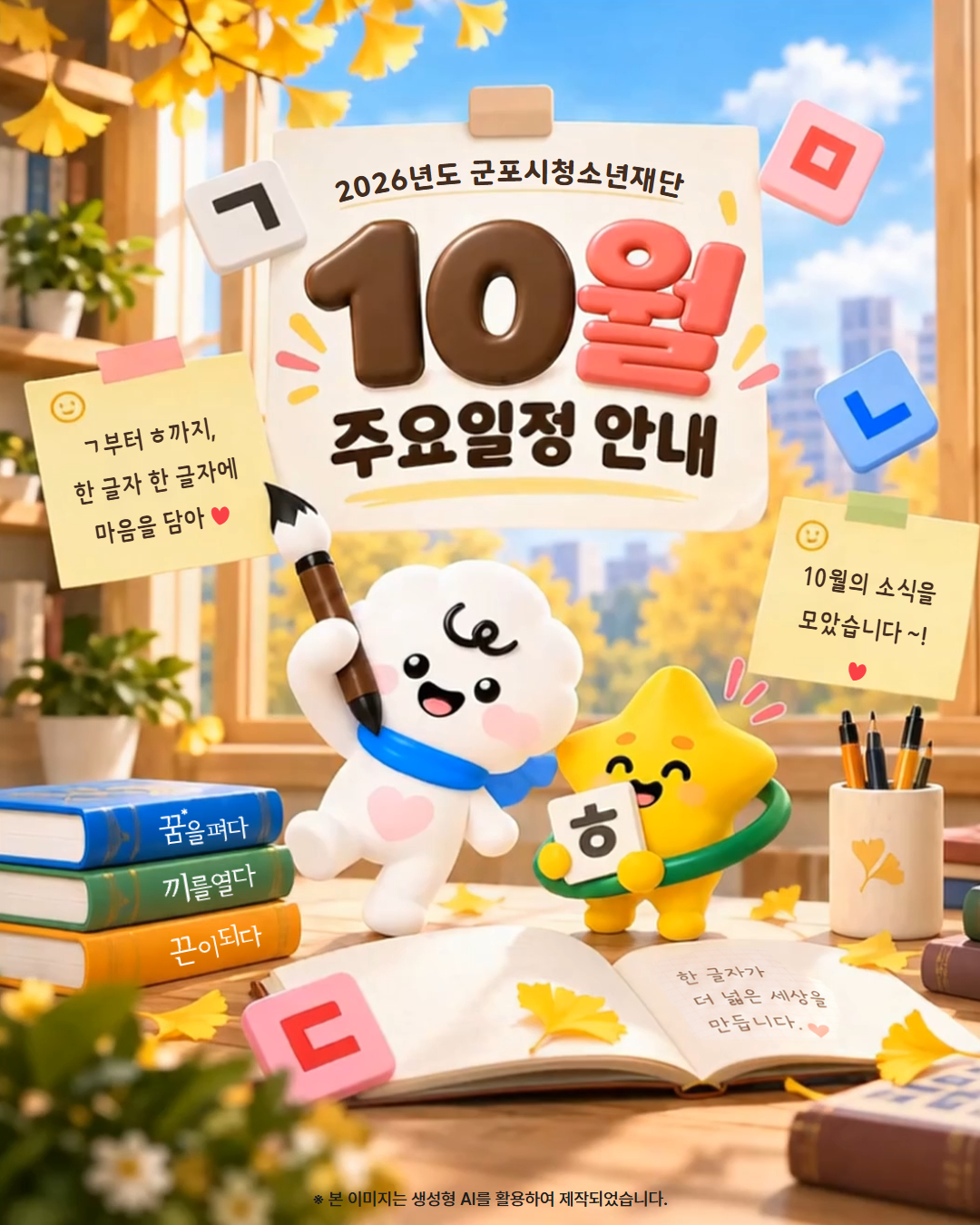 [일정안내] 2026년 10월 재단 주요 일정 안내 (2026. 10. 1.~ 10. 31.)